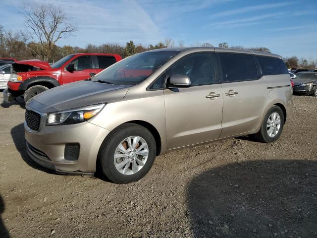 KNDMB5C15H6228422 - 2017 KIA SEDONA LX TAN photo 1