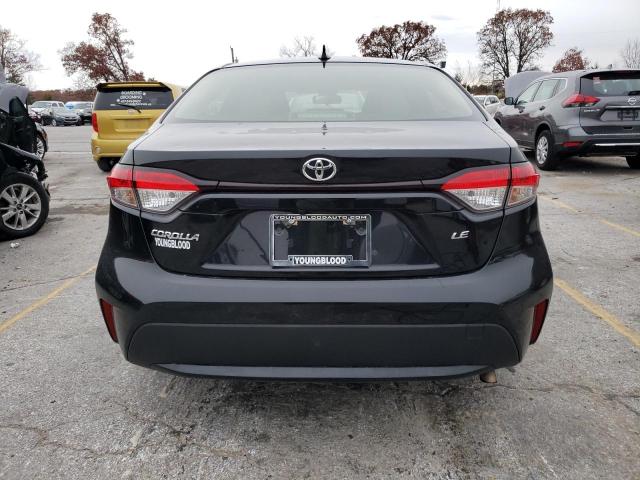 JTDEPRAEXLJ102775 - 2020 TOYOTA COROLLA LE BLACK photo 6