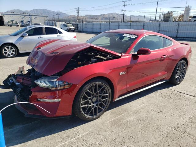 1FA6P8CF8M5152059 - 2021 FORD MUSTANG GT RED photo 1