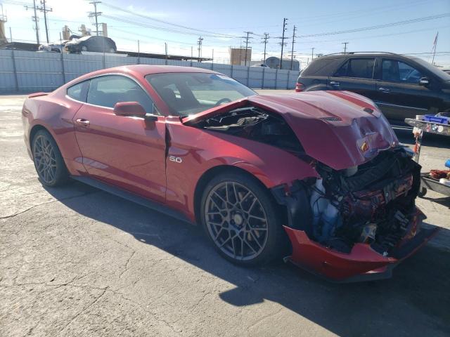 1FA6P8CF8M5152059 - 2021 FORD MUSTANG GT RED photo 4