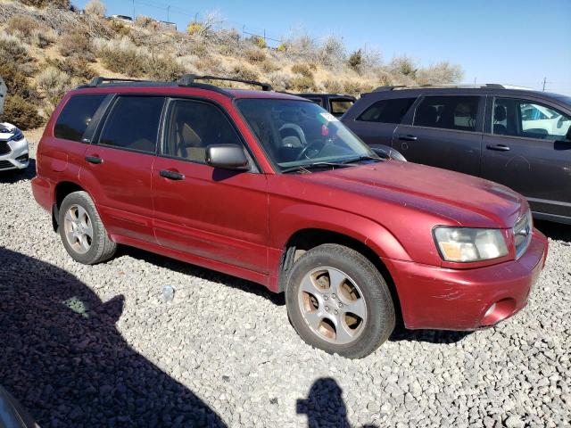 JF1SG65664G741910 - 2004 SUBARU FORESTER 2.5XS BURGUNDY photo 4