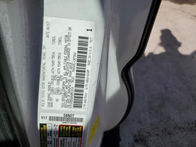 5TFSX5EN2HX051816 - 2017 TOYOTA TACOMA ACCESS CAB თეთრი ფოტო 12