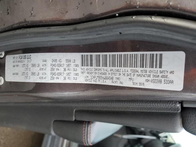 1C4PJMBS9HW664548 - 2017 JEEP CHEROKEE TRAILHAWK Qara foto 13