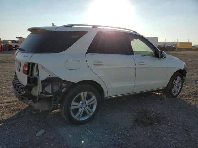 4JGDA5HB2DA250773 - 2013 MERCEDES-BENZ ML 350 4MATIC WHITE photo 3