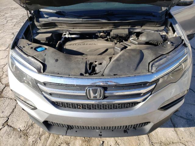 5FNYF6H05GB073871 - 2016 HONDA PILOT ELITE SILVER photo 12