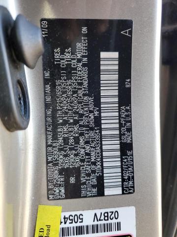 5TDKK4CC8AS339541 - 2010 TOYOTA SIENNA CE TAN photo 14