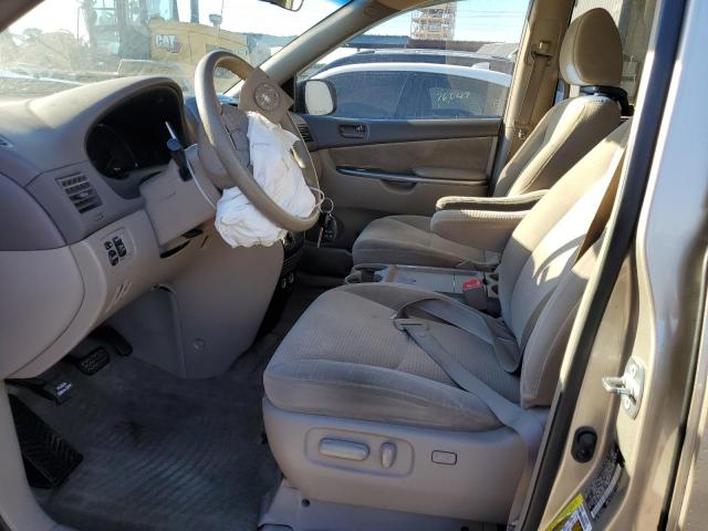 5TDKK4CC8AS339541 - 2010 TOYOTA SIENNA CE TAN photo 7