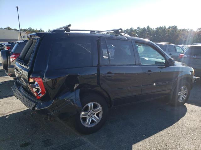 2HKYF187X5H501786 - 2005 HONDA PILOT EXL BLACK photo 3