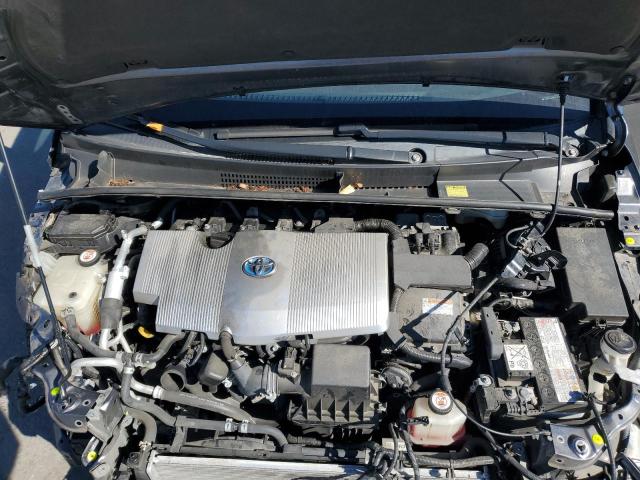 JTDKARFP2H3044087 - 2017 TOYOTA PRIUS PRIM ნაცრისფერი ფოტო 11