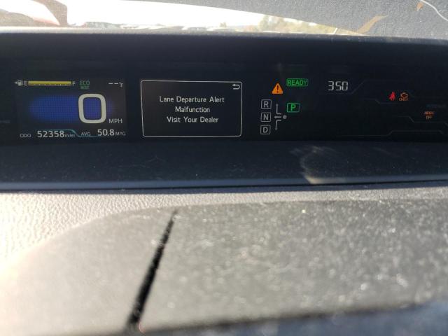 JTDKARFP2H3044087 - 2017 TOYOTA PRIUS PRIM ნაცრისფერი ფოტო 9