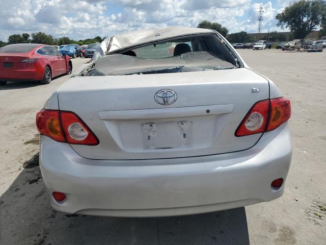 JTDBL40E29J013827 - 2009 TOYOTA COROLLA BASE SILVER photo 6