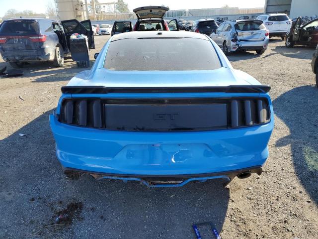 1FA6P8CF6H5305074 - 2017 FORD MUSTANG GT BLUE photo 6