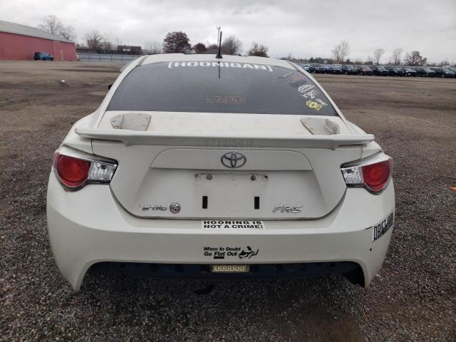 JF1ZNAA16D1721158 - 2013 TOYOTA SCION FR-S თეთრი ფოტო 6