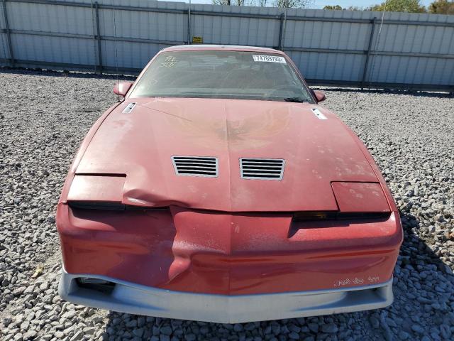 1G2FW21H1HN221019 - 1987 PONTIAC FIREBIRD TRANS AM RED photo 5