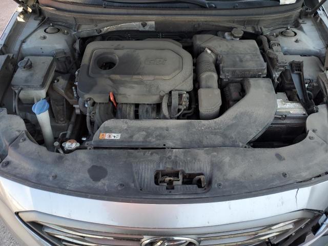 5NPE34AF8FH259452 - 2015 HYUNDAI SONATA SPORT SILVER photo 11