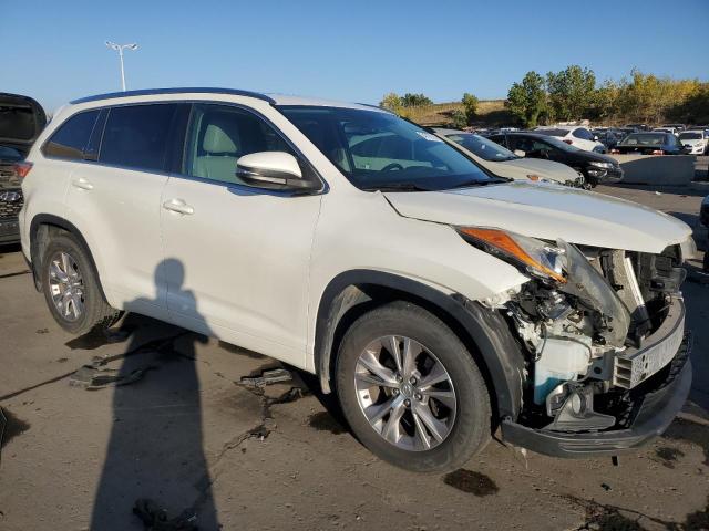 5TDJKRFH7FS222783 - 2015 TOYOTA HIGHLANDER XLE WHITE photo 4