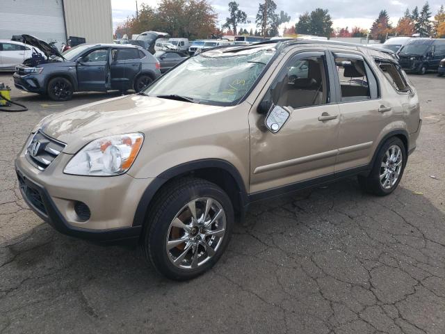 JHLRD78935C026219 - 2005 HONDA CR-V SE BEIGE photo 1