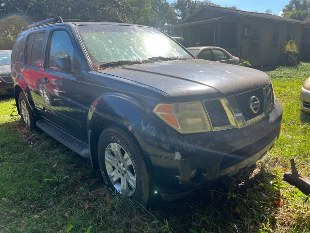 5N1AR18U56C672937 - 2006 NISSAN PATHFINDER LE BLUE photo 1