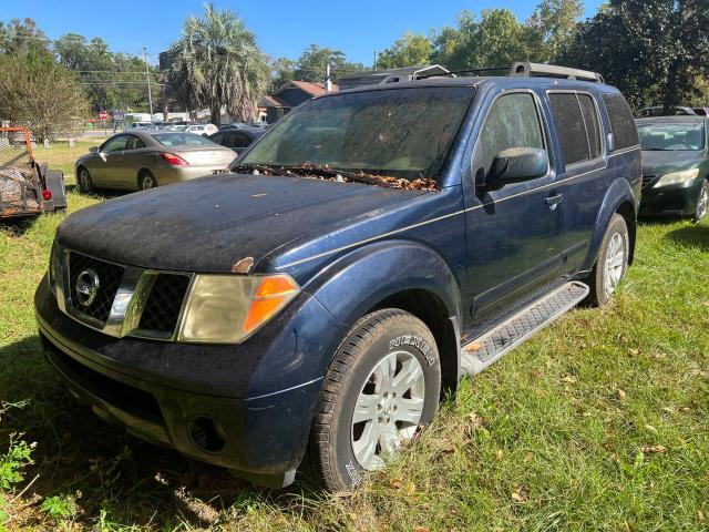 5N1AR18U56C672937 - 2006 NISSAN PATHFINDER LE BLUE photo 2
