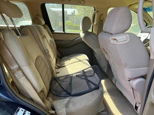 5N1AR18U56C672937 - 2006 NISSAN PATHFINDER LE BLUE photo 6