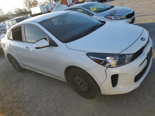 3KPA24AD2LE260189 - 2020 KIA RIO LX WHITE photo 4