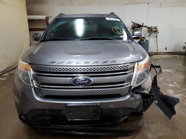 1FM5K8F81DGA39040 - 2013 FORD EXPLORER LIMITED GRAY photo 5