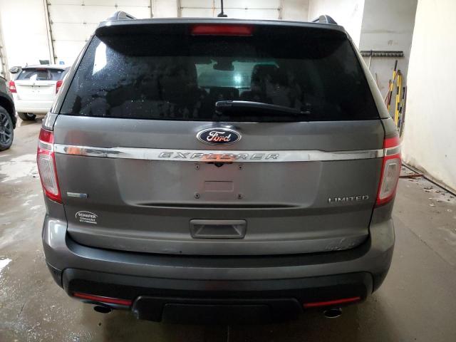 1FM5K8F81DGA39040 - 2013 FORD EXPLORER LIMITED GRAY photo 6