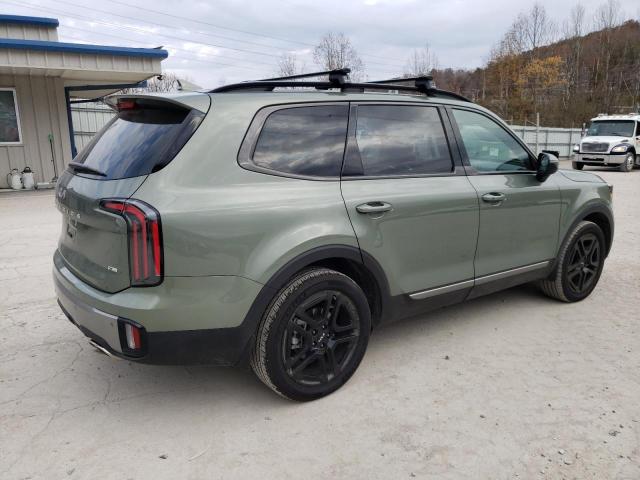 5XYP3DGC8PG397586 - 2023 KIA TELLURIDE EX GREEN photo 3