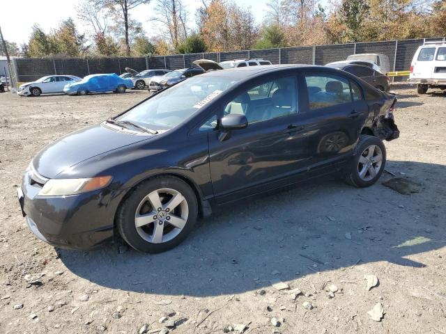 1HGFA16908L110111 - 2008 HONDA CIVIC EXL შავი ფოტო 1