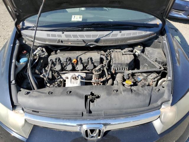 1HGFA16908L110111 - 2008 HONDA CIVIC EXL შავი ფოტო 11