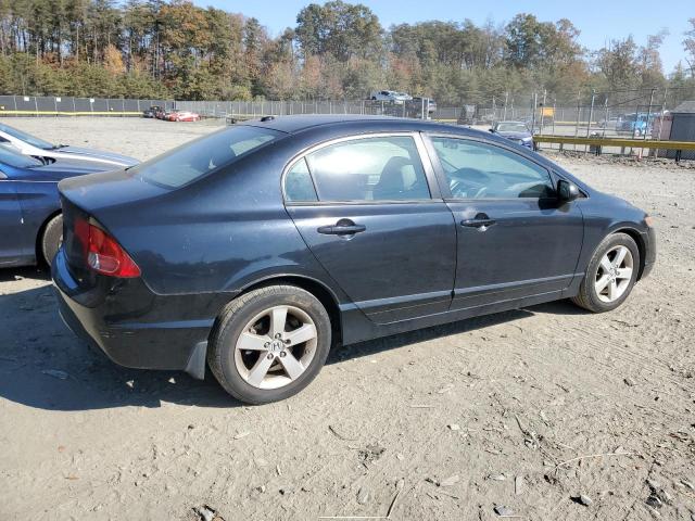 1HGFA16908L110111 - 2008 HONDA CIVIC EXL BLACK photo 3