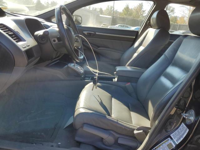 1HGFA16908L110111 - 2008 HONDA CIVIC EXL შავი ფოტო 7