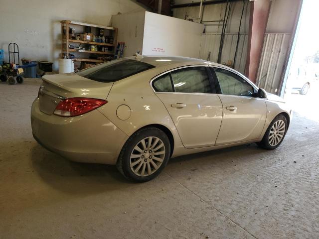 2G4GP5EC2B9186526 - 2011 BUICK REGAL CXL BEIGE photo 3