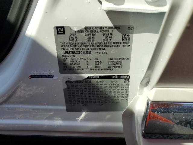 LRBFZRR4XPD148782 - 2023 BUICK ENVISION AVENIR WHITE photo 14