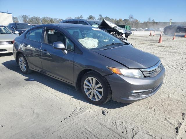 19XFB2F9XCE313655 - 2012 HONDA CIVIC EXL Մոխրագույն լուսանկար 4