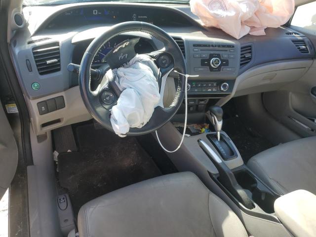 19XFB2F9XCE313655 - 2012 HONDA CIVIC EXL Մոխրագույն լուսանկար 8
