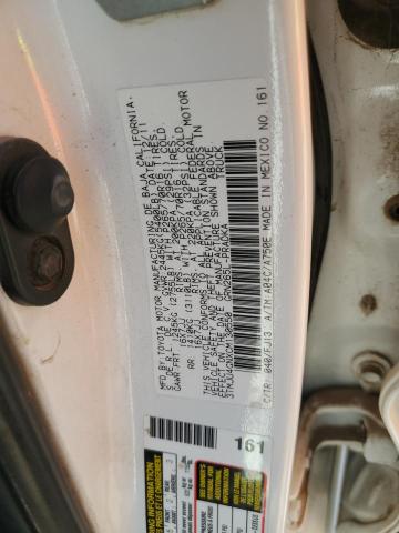 3TMJU4GNXCM130550 - 2012 TOYOTA TACOMA DOUBLE CAB PRERUNNER WHITE photo 12