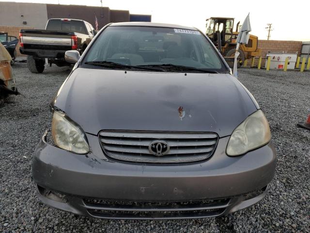 1NXBR32E43Z128601 - 2003 TOYOTA COROLLA CE GRAY photo 5