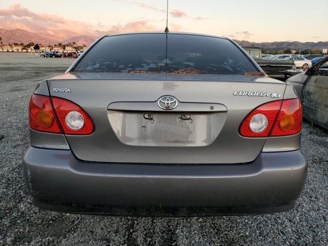 1NXBR32E43Z128601 - 2003 TOYOTA COROLLA CE GRAY photo 6