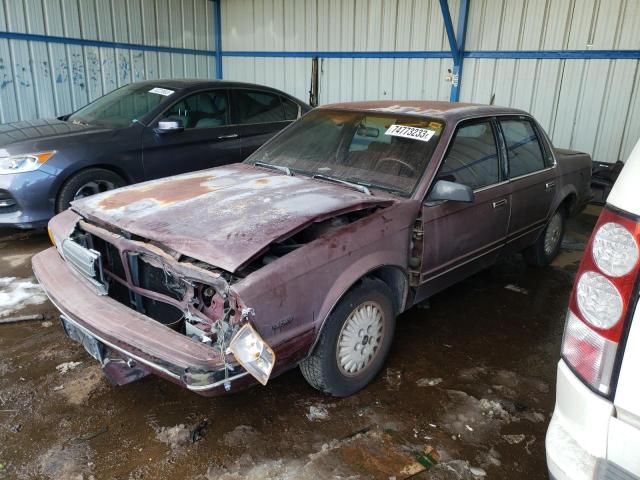 3G4AL54N5LS608183 - 1990 BUICK CENTURY LIMITED BURGUNDY photo 1