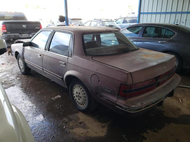 3G4AL54N5LS608183 - 1990 BUICK CENTURY LIMITED BURGUNDY photo 2