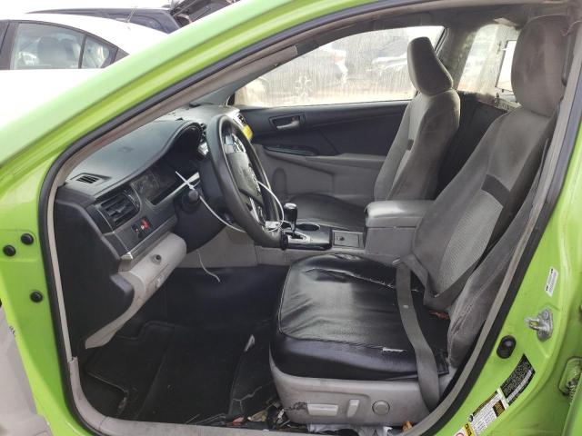 4T4BF1FKXER344071 - 2014 TOYOTA CAMRY L GREEN photo 7