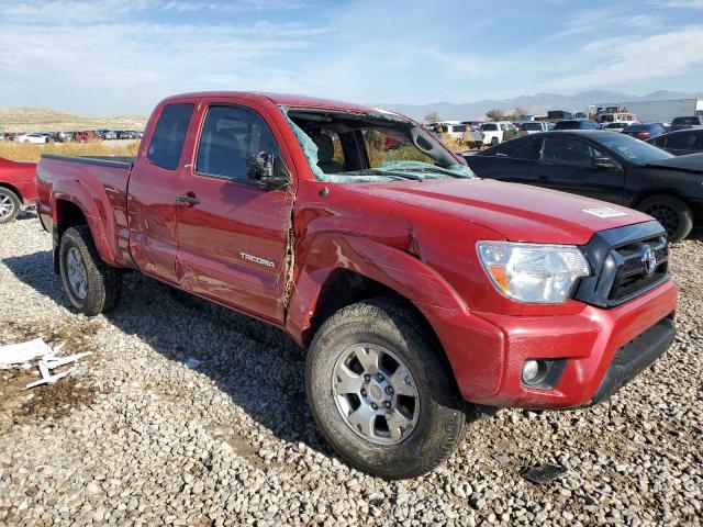 5TFUU4EN5FX139641 - 2015 TOYOTA TACOMA ACCESS CAB წითელი ფოტო 4