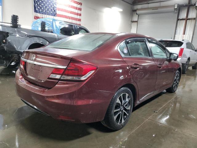 19XFB2F86FE069594 - 2015 HONDA CIVIC EX BURGUNDY photo 3