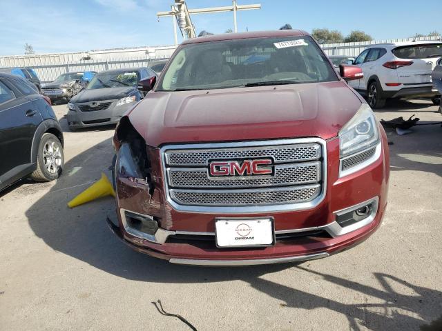 1GKKVTKD8GJ174127 - 2016 GMC ACADIA DENALI MAROON photo 5