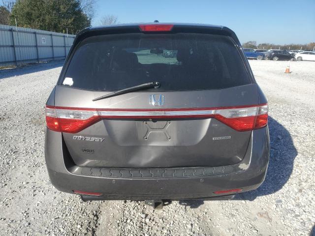 5FNRL5H98BB031886 - 2011 HONDA ODYSSEY TOURING GRAY photo 6