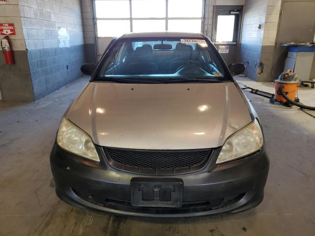 1HGEM211X5L022818 - 2005 HONDA CIVIC DX VP Silber Foto 5