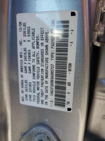 1HGCP26869A085727 - 2009 HONDA ACCORD EXL SILVER photo 13