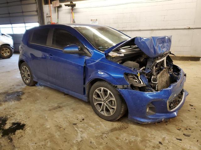 1G1JD6SH1J4129964 - 2018 CHEVROLET SONIC LT BLUE photo 4