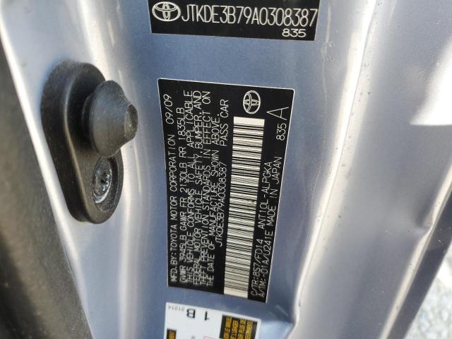 JTKDE3B79A0308387 - 2010 TOYOTA SCION TC 蓝色 照片 12